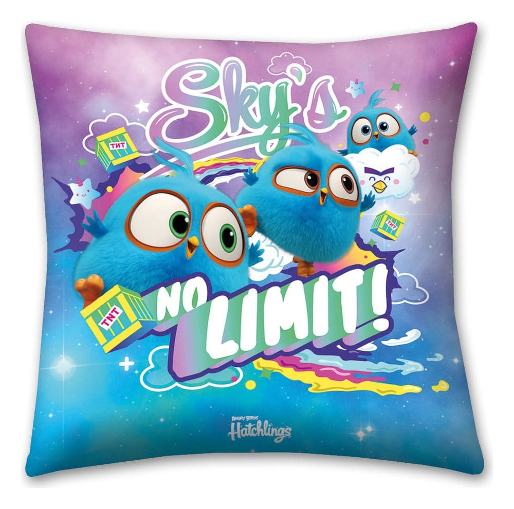 x_htex-abh-0004c Angry Birds Hatchlings Pillow No Limit 40 x 40 cm - immagine 1