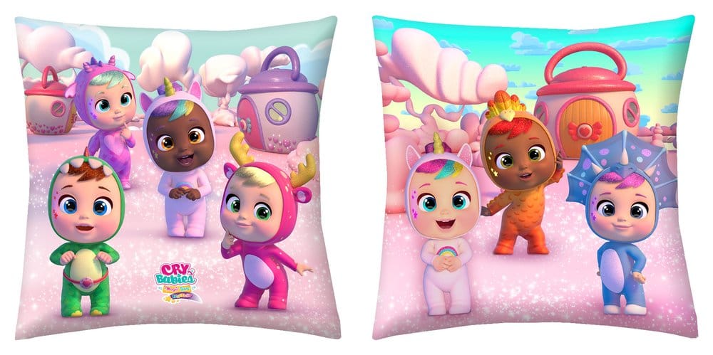 x_htex-cb-6203c Cry Babies Pillow 40 x 40 cm - immagine 1