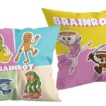 Italian Brainrot Pillow Crazy Mix 40 x 40 cm