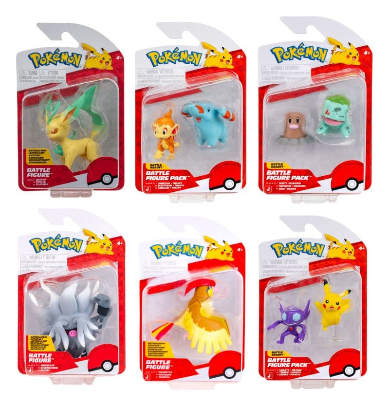 x_jaz95007-22 Pokémon Battle Figure Action Figures ver. 22 Assortment (6) - immagine 1