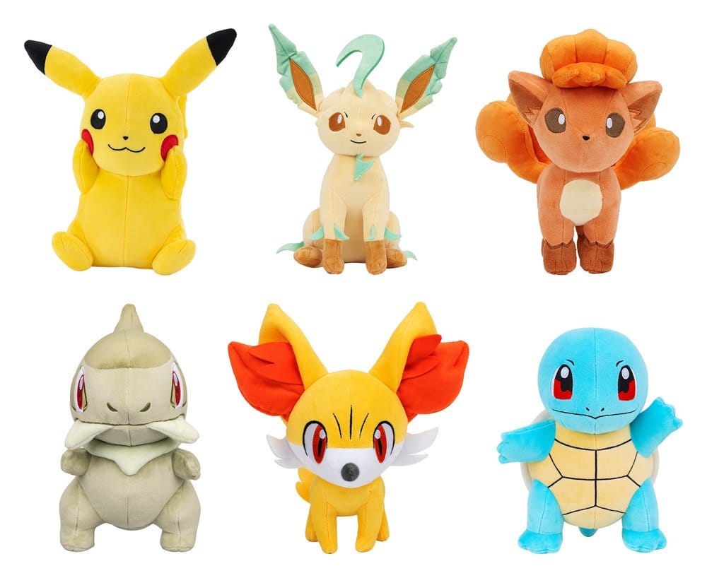 x_jaz95217-24 Pokémon Plush Figure 20 cm Assortment (6) - immagine 1