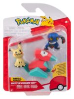 Pokémon Battle Figure 3-Pack Mimikyu, Porygon & Croagunk - immagine 3