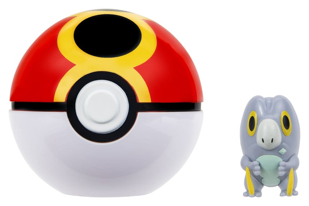 x_jazpkw4153 Pokémon Clip 'n' Go Action Figure Wave 21 Frigibax & Repeat Ball - immagine 1