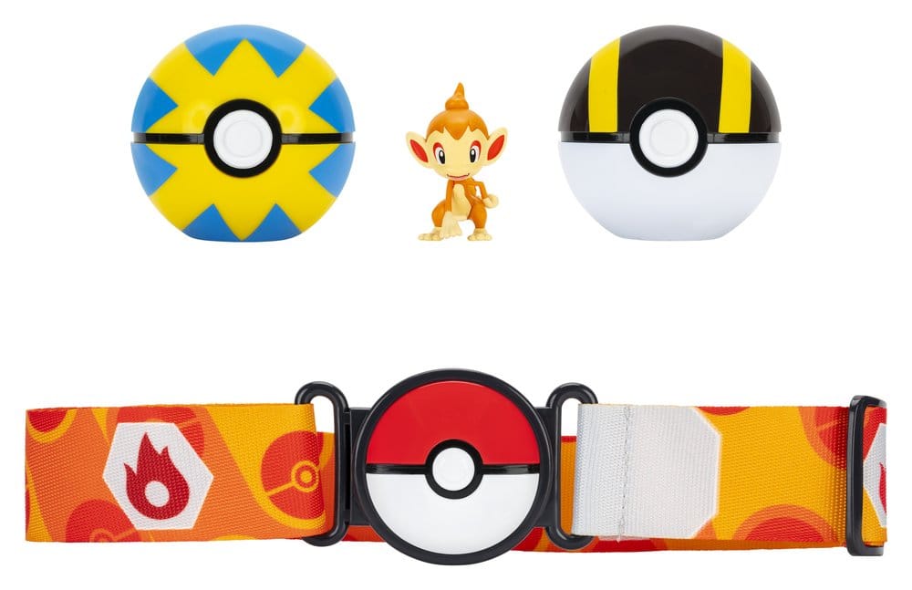 x_jazpkw4168 Pokémon Clip 'n' Go Belt Set Chimchar - immagine 1