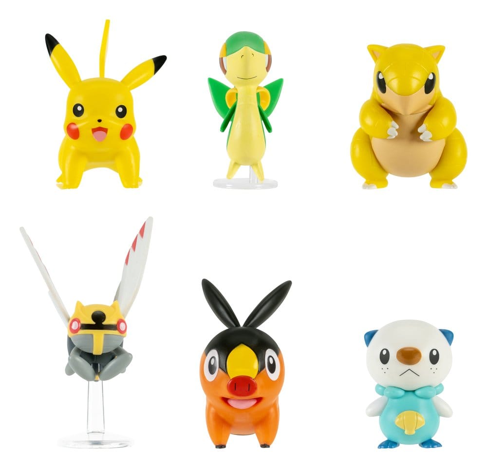 x_jazpkw4566 Pokémon Battle Figure 6-Pack - immagine 1