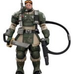 Warhammer Action Figure Astra Militarum Kasrkin 7 with Hot-shot Laspistol and Power Sword