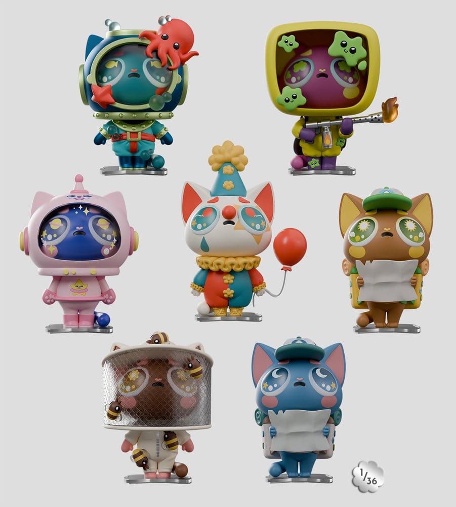 x_kacr90007 Widdle Baby Mini Figures Big World S1 13 cm Blind Box Display (6) - immagine 1