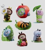 Wooly Bear and Friends Vinyl Mini Figures S1 13 cm Blind Box Display (6)