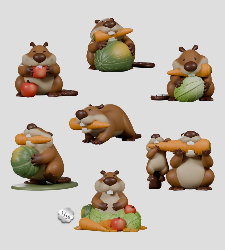 x_kacr90014 MisBEAVhaving Mini Figures S1 5 cm Blind Box Display (6) - immagine 1
