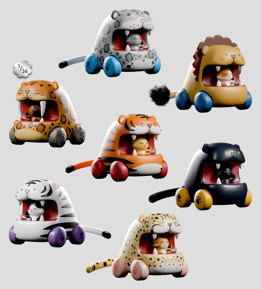 x_kacr90018 Big Top Chomps Mini Figures S1 6 cm Blind Box Display (6) - immagine 1