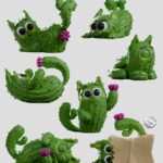 Pricklepuss Mini Figures S1 6 cm Blind Box Display (6)
