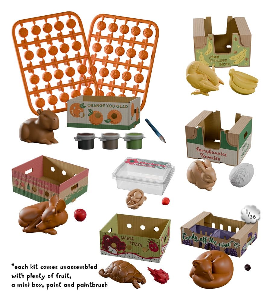x_kacr90026 Fruit Box Stowaways DIY Craft Kit Blind Box Display (6) - immagine 1