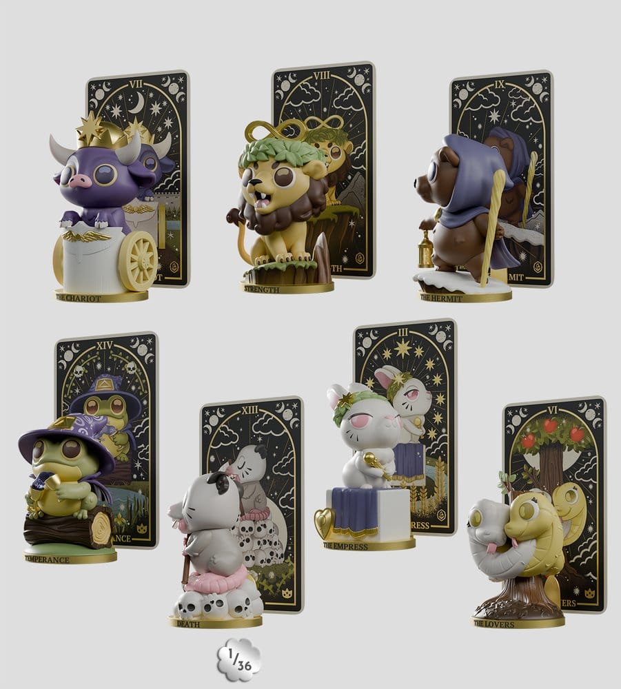 x_kacr90033 Wild Magic Tarot Mini Figures S2 8 cm Blind Box Display (6) - immagine 1