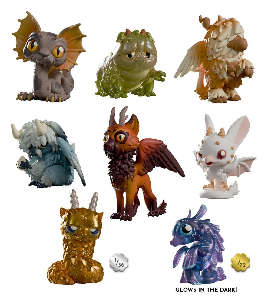 x_kacr90035 Chimeric Dragons Mini Figures S1 8 cm Blind Box Display (6) - immagine 1