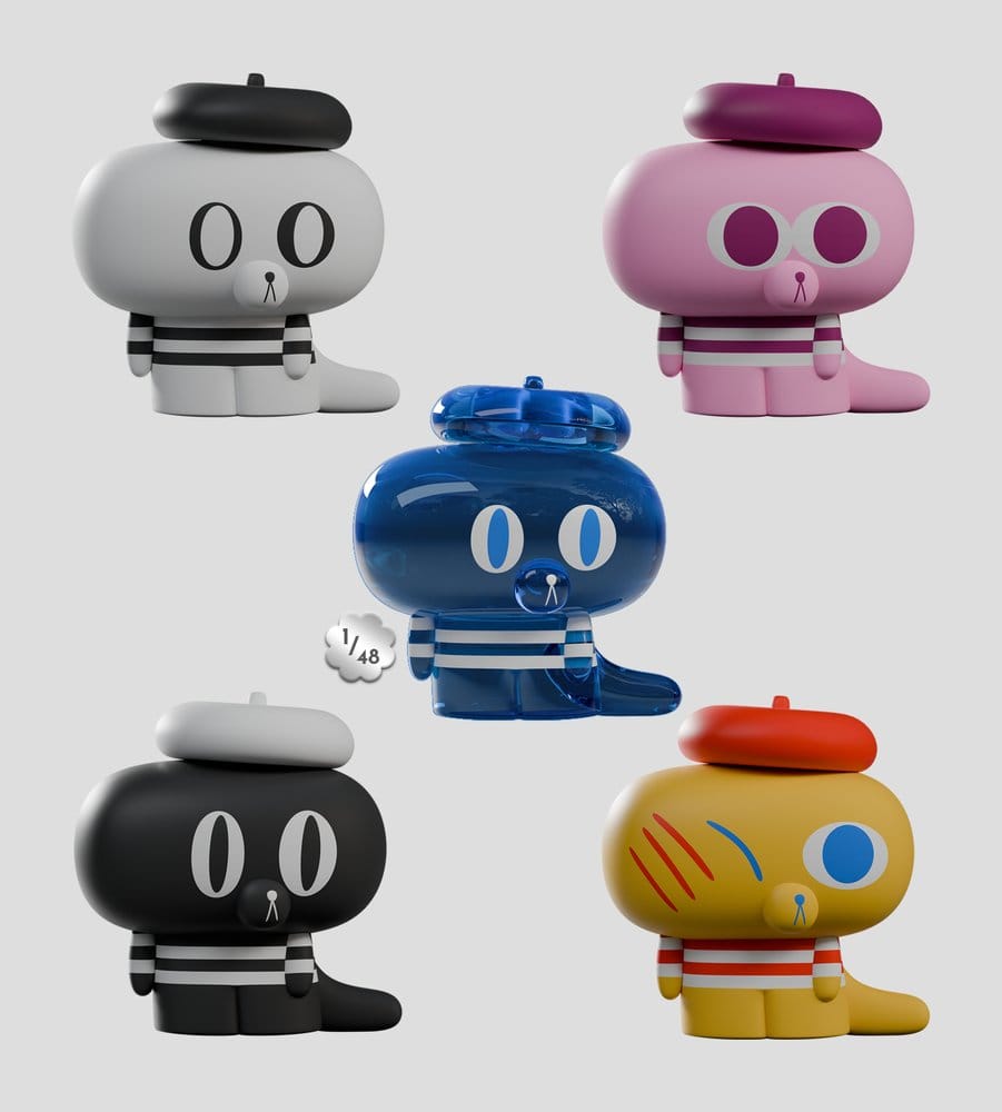 x_kacr90040 Hard Stare Pierre Mini Figures S1 5 cm Blind Box Display (4) - immagine 1