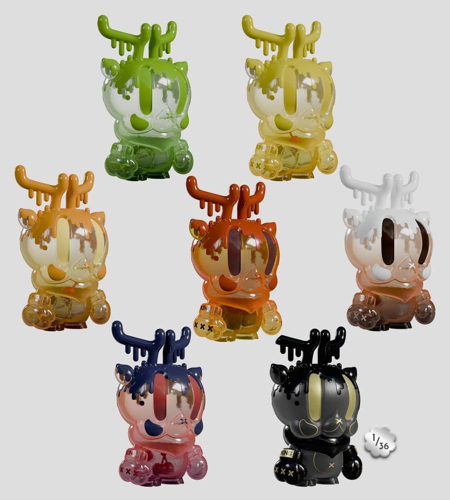 x_kacr90052 King Deer Distilled Mini Figures Blind Box Display (6) - immagine 1