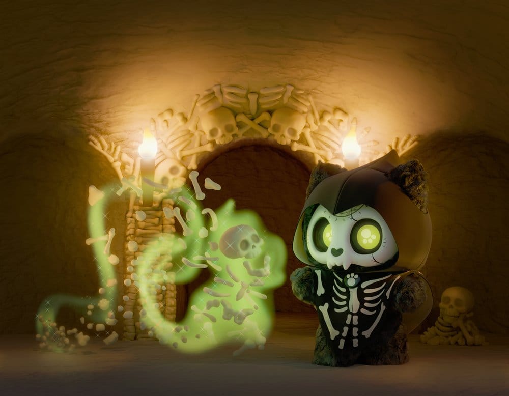 x_kacr90071 Little Skull Sorcerers Keychains Blind Box Display (4) - immagine 1