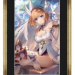 Arcanadea Chara Fine Graph Art Print Lumitea 51 cm