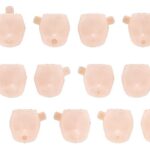 Megami Device M.S.G. Plastic Model Kit 1/1 10 Face Set Puni Mofu 01 Skin Color C