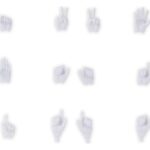 Megami Device M.S.G. Plastic Model Kit 1/1 09 Hand Set Skin Color White