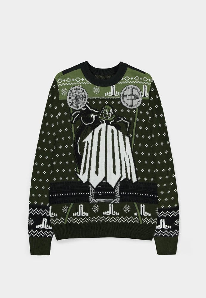 x_kw654276avg Marvel Christmas Sweater Avengers: Doomsday - Dr. Doom - immagine 1