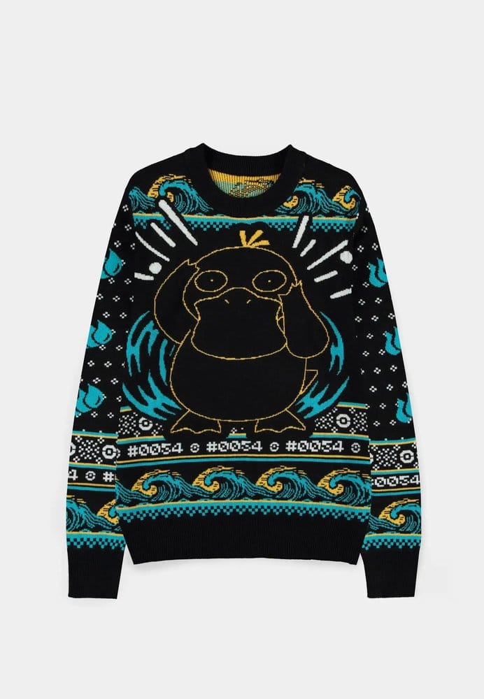 x_kw743788pok Pokémon Christmas Sweater Psyduck - immagine 1