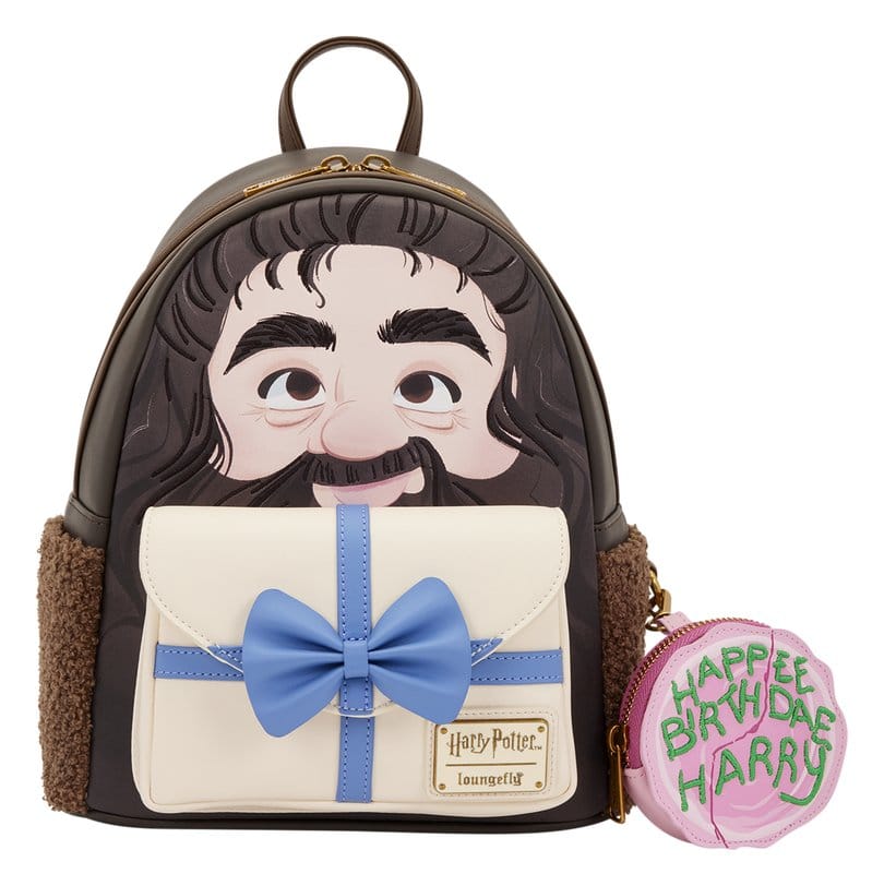 x_lf-hpbk0307 Harry Potter by Loungefly Mini Backpack with Coin Bag Hagrid Birthday Cake - immagine 1