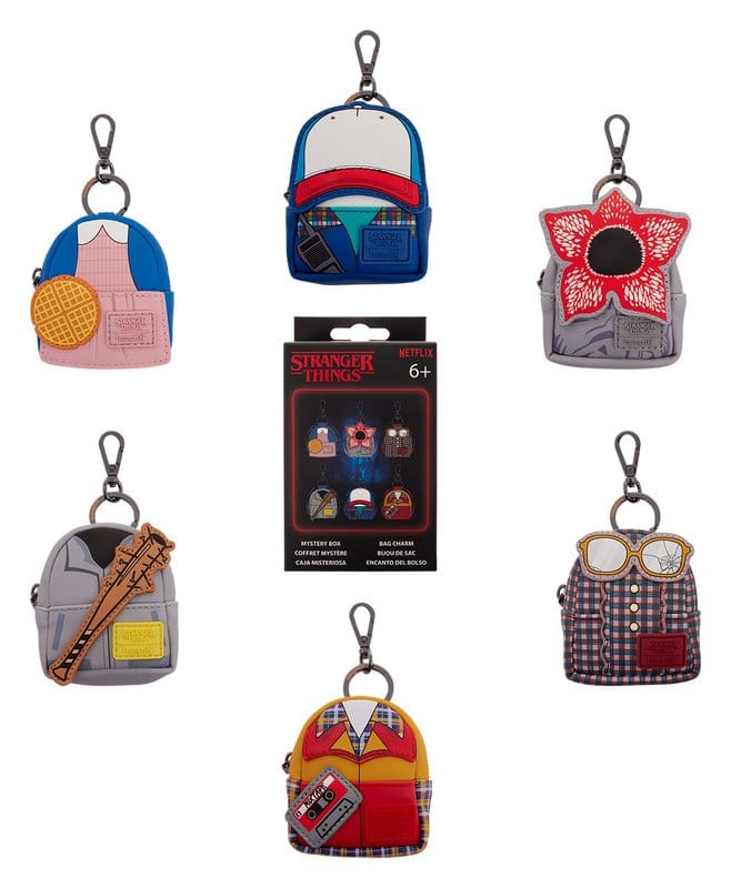 x_lf-nfxbc0001 Stranger Things by Loungefly Bag Charm Mystery Box Display (15) - immagine 1