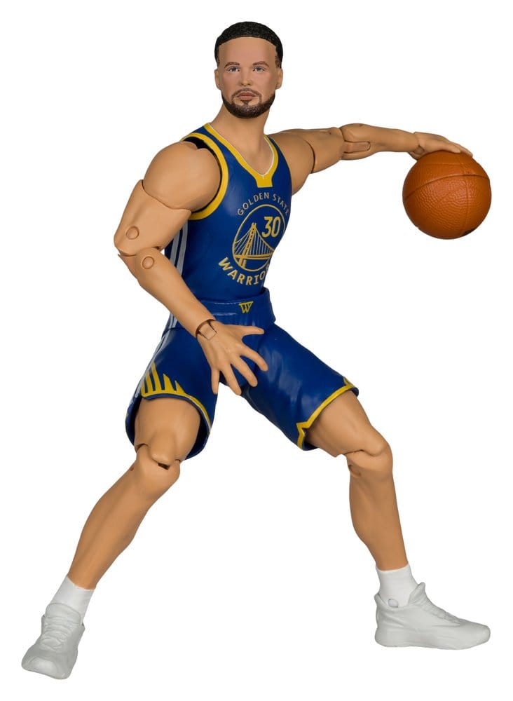 x_mcf10546 NBA SportsPicks Action Figure Stephen Curry (Golden State Warriors) 15 cm - immagine 1