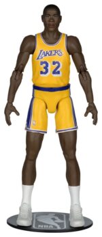 NBA Legends Series Action Figure Earvin "Magic" Johnson (Los Angeles Lakers) 15 cm - immagine 3