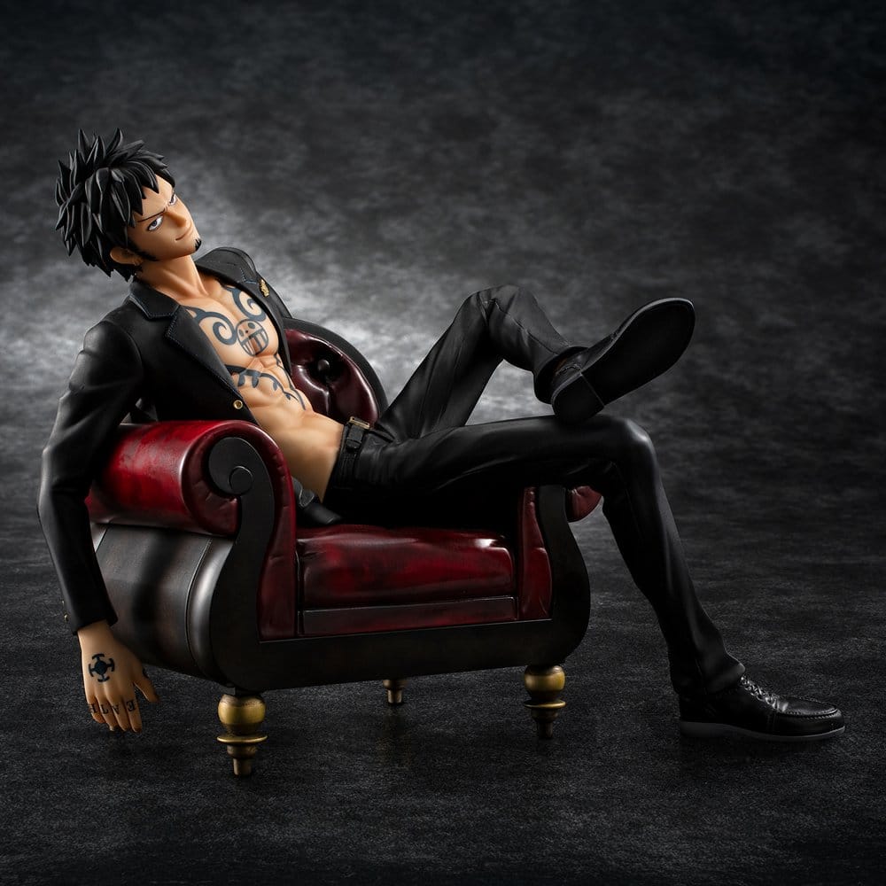 x_meho716713 One Piece Portrait.Of.Pirates "S.O.C" PVC Figure Trafalgar Law Ver.R - immagine 1