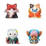 One Piece Mega Cat Project Mini Figures NyanPieceNyan! I'm gonna be king of Paw-rates!! Blind Box Assortment (8) (Repeat)
