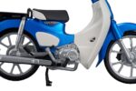 Honda Kaitanics Plastic Model Kit Super Cub 110 Glint Wave Blue Metalic - immagine 3