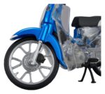 Honda Kaitanics Plastic Model Kit Super Cub 110 Glint Wave Blue Metalic - immagine 4