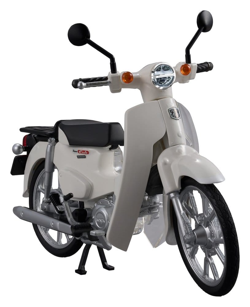x_meho852329 Honda Kaitanics Plastic Model Kit Super Cub 110 Classical White - immagine 1