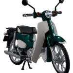 Honda Kaitanics Plastic Model Kit Super Cub 110 Tasmania Green Metallic