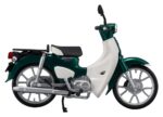 Honda Kaitanics Plastic Model Kit Super Cub 110 Tasmania Green Metallic - immagine 2