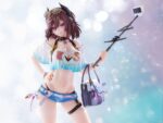 Azur Lane PVC Figure 1/7 Kirishima Bravely Summer TF edition 28 cm - immagine 2
