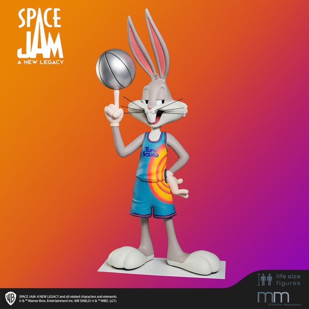 x_mm-bb-sj2-1 Space Jam: A New Legacy Life-Size Statue Bugs Bunny 150 cm - immagine 1