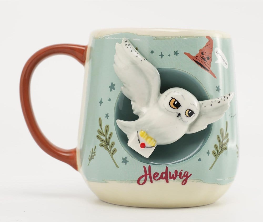 x_mngm48788 Harry Potter Mug Hedwig 2D Relief Figural - immagine 1