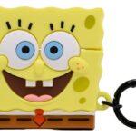 SpongeBob 3D Foam Airpods Case Bag Clip Display (12)
