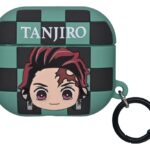 Demon Slayer 3D Foam Airpods Case Bag Clip Tanjiro Display (12)