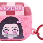 Demon Slayer 3D Foam Airpods Case Bag Clip Nezuko Display (12)