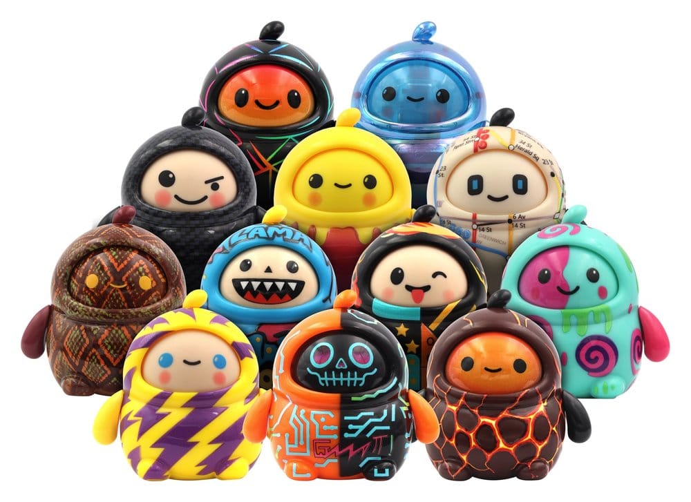 x_nsi88661 LamaTama Electronic Collectible Figures 6 cm Series 3 heo Exclusive Blind Box Display (23) - immagine 1