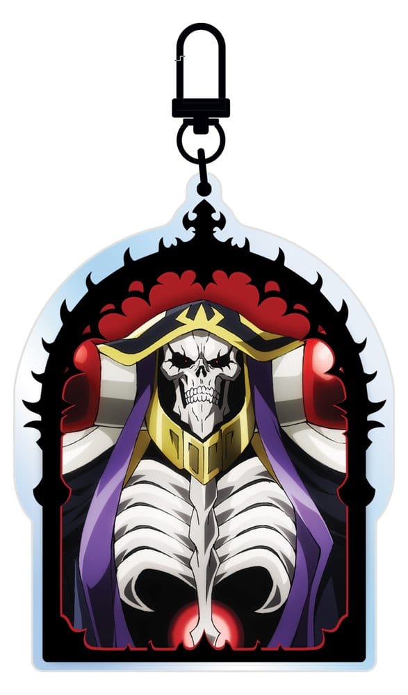 x_popb-pbak19 Overlord Acrylic Keyring Ainz Ooal Gown - immagine 1