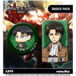 Attack on Titan Badges 2-Pack Levi