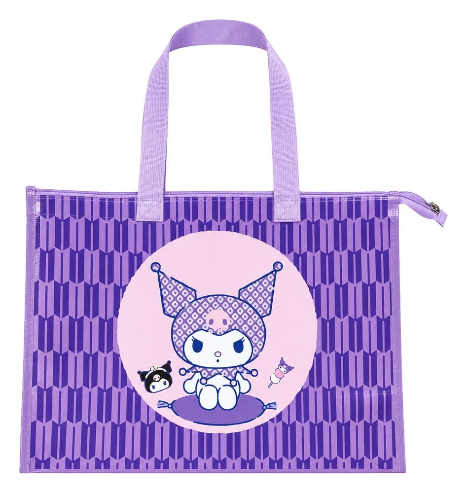 x_saka70431 Sanrio PVC Shopping Bag Kuromi Japanese 49 x 36 x 10 cm - immagine 1