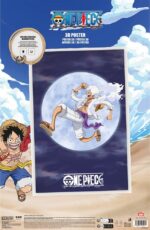 One Piece 3D Poster Monkey D. Luffy Gear 5 38 x 58 cm - immagine 4