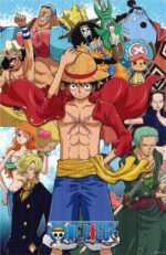 One Piece 3D Poster Group Fishman Island 38 x 58 cm