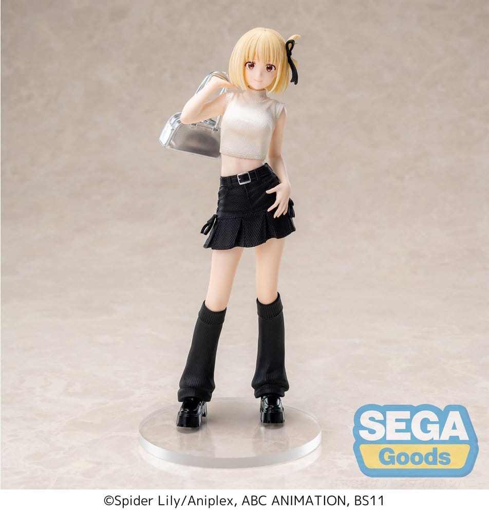 x_sega46180 Lycoris Recoil High Premium Figure PVC Figure Chisato Nishikigi Street Snap 20 cm - immagine 1